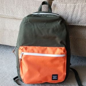 Herschel Supply Co Green Orange Backpack